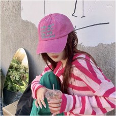 刺繍された文字の野球帽,韓国の夏のノベルティ,柔らかいトップ,レトロなスタイルとすべてに合う,レディースの日よけ帽