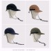 日本の革とステンレス鋼の野球帽,アメリカ,シンプル,柔らかいトップ,登山用ハット,アウトドアレクリエーション用,メンズ用