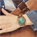 木製送料無料市平新高級クォーツ腕時計ファッションgif montre en boisファムゼブラウッド腕時計レディース