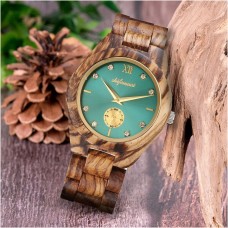 レディースのための贅沢な木製時計,クォーツ腕時計,ガールフレンド,出産祝い,新しい